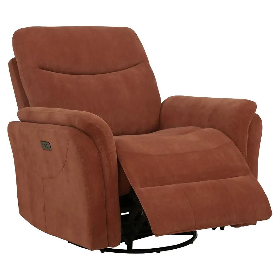Adler - Upholstered Power Swivel Glider Recliner - Image 3
