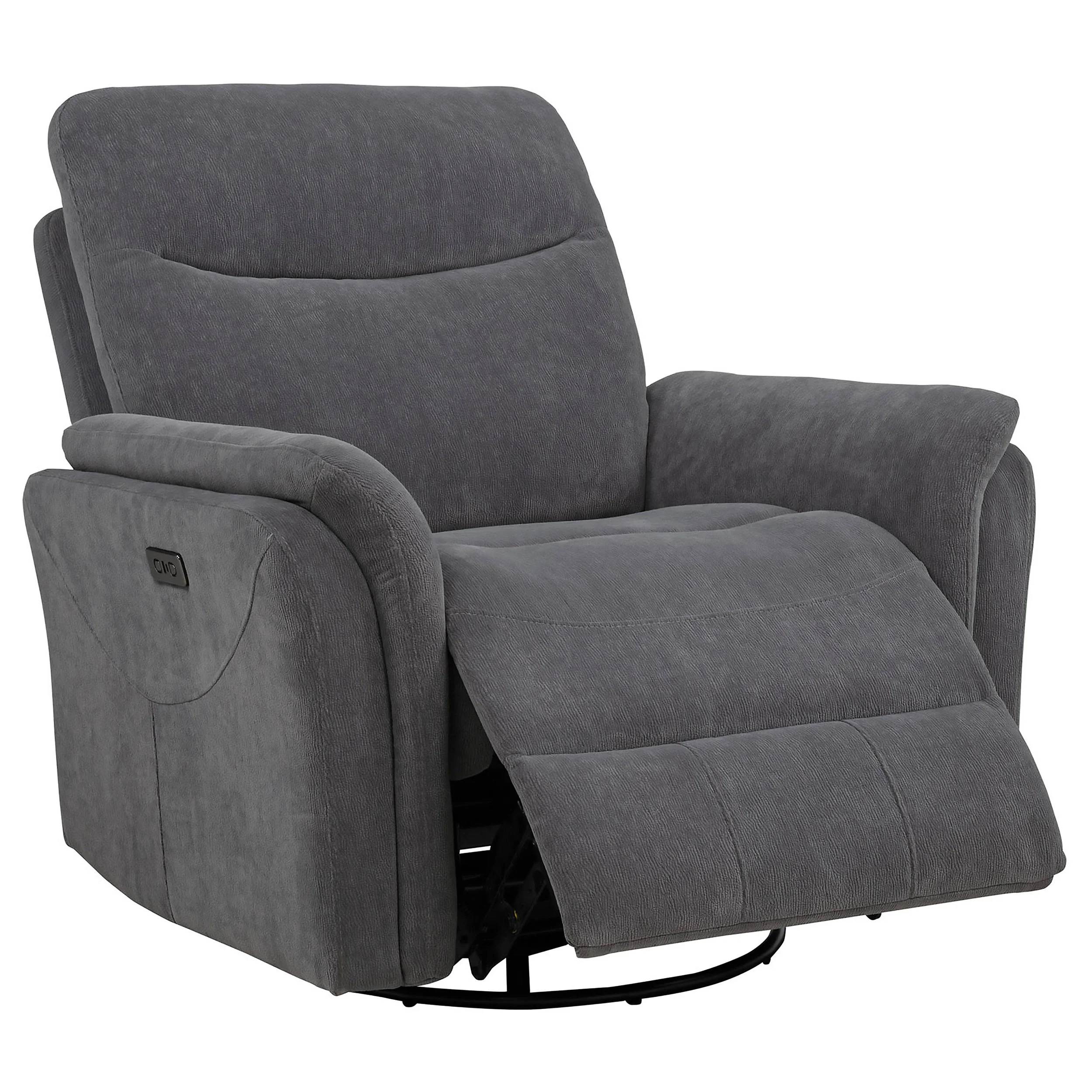 Adler - Upholstered Power Swivel Glider Recliner - Image 34