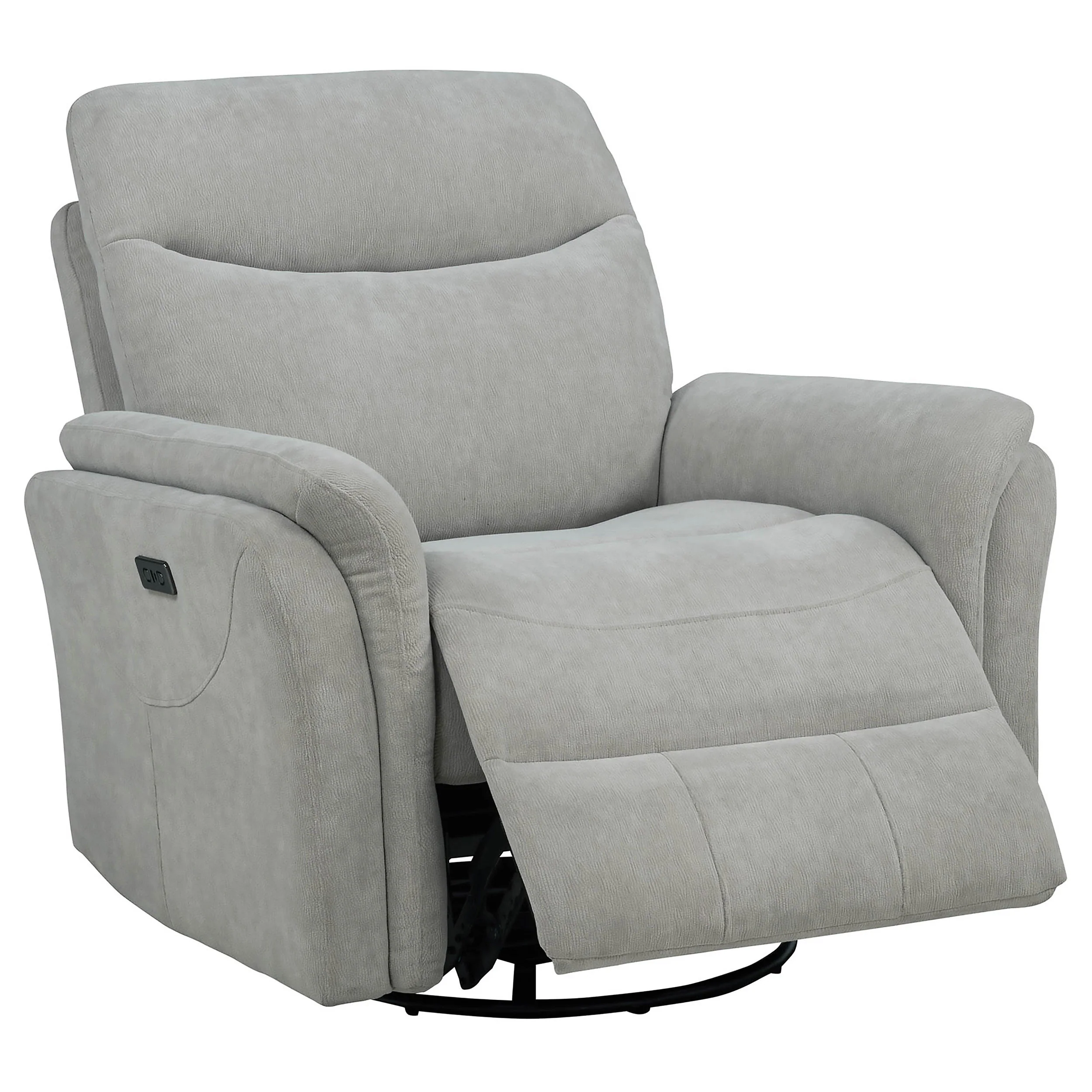 Adler - Upholstered Power Swivel Glider Recliner - Image 35