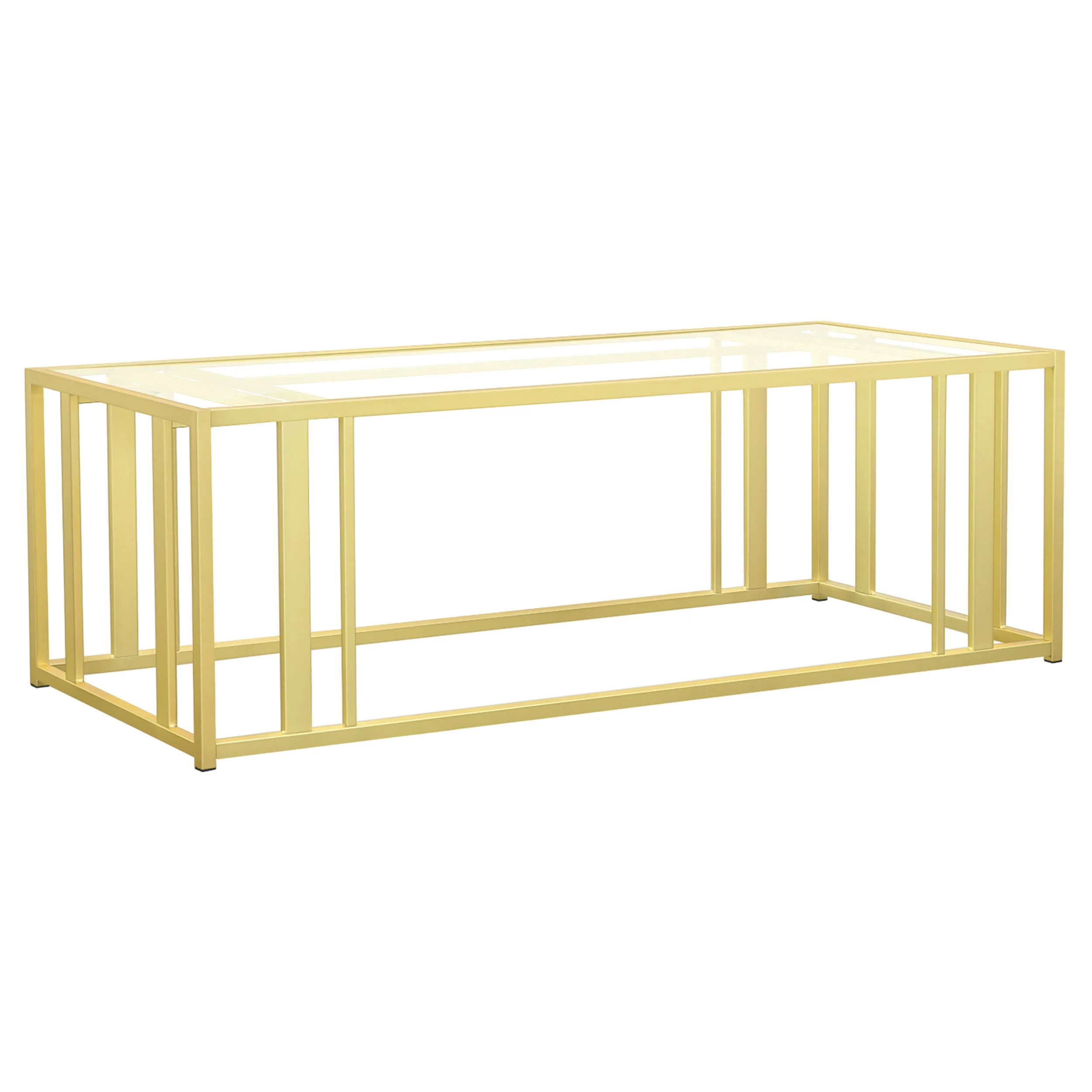Adri - Rectangular Glass Top Coffee Table - Image 11