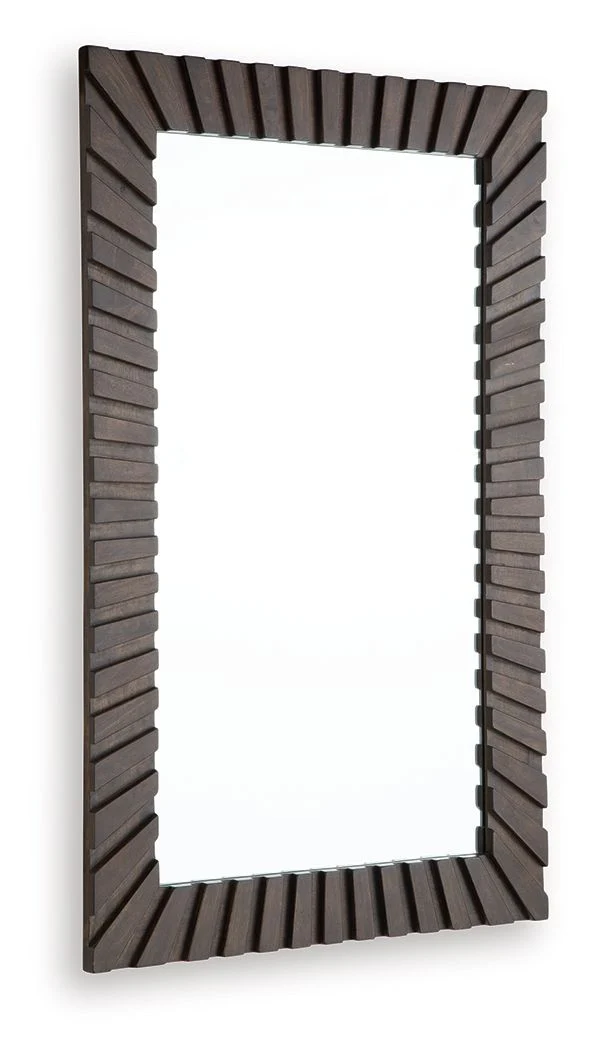 Advin - Accent Mirror - Dark Brown - Image 4