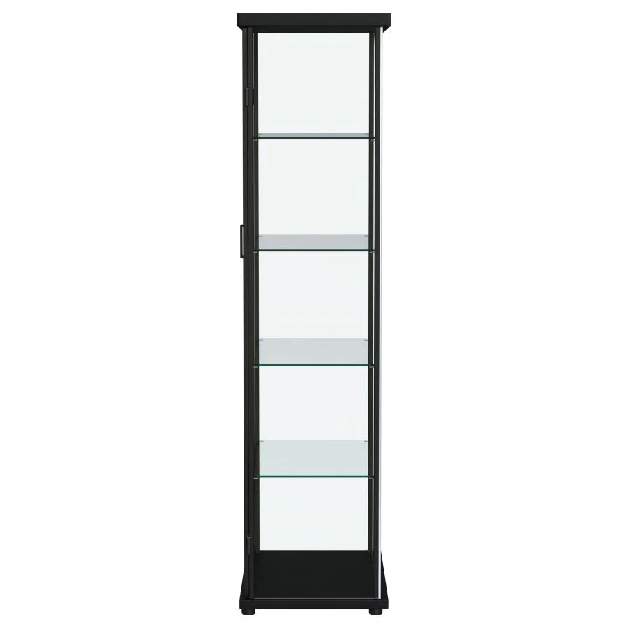 Aero - 5-Shelf Display Curio Cabinet With Led Lighting - Image 15