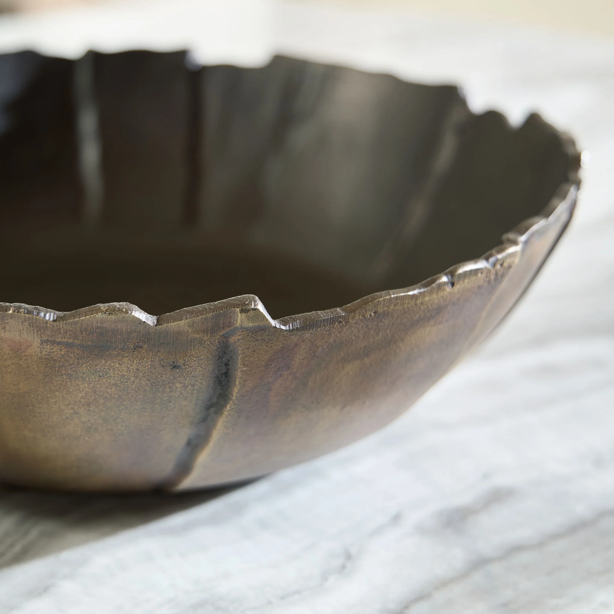 Aidman - Bowl - Black / Antique Gold Finish - Image 2