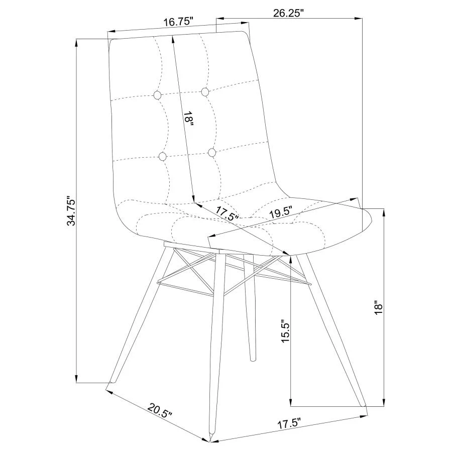 Aiken - Upholstered Dining Side Chair (Set of 4) - Image 21