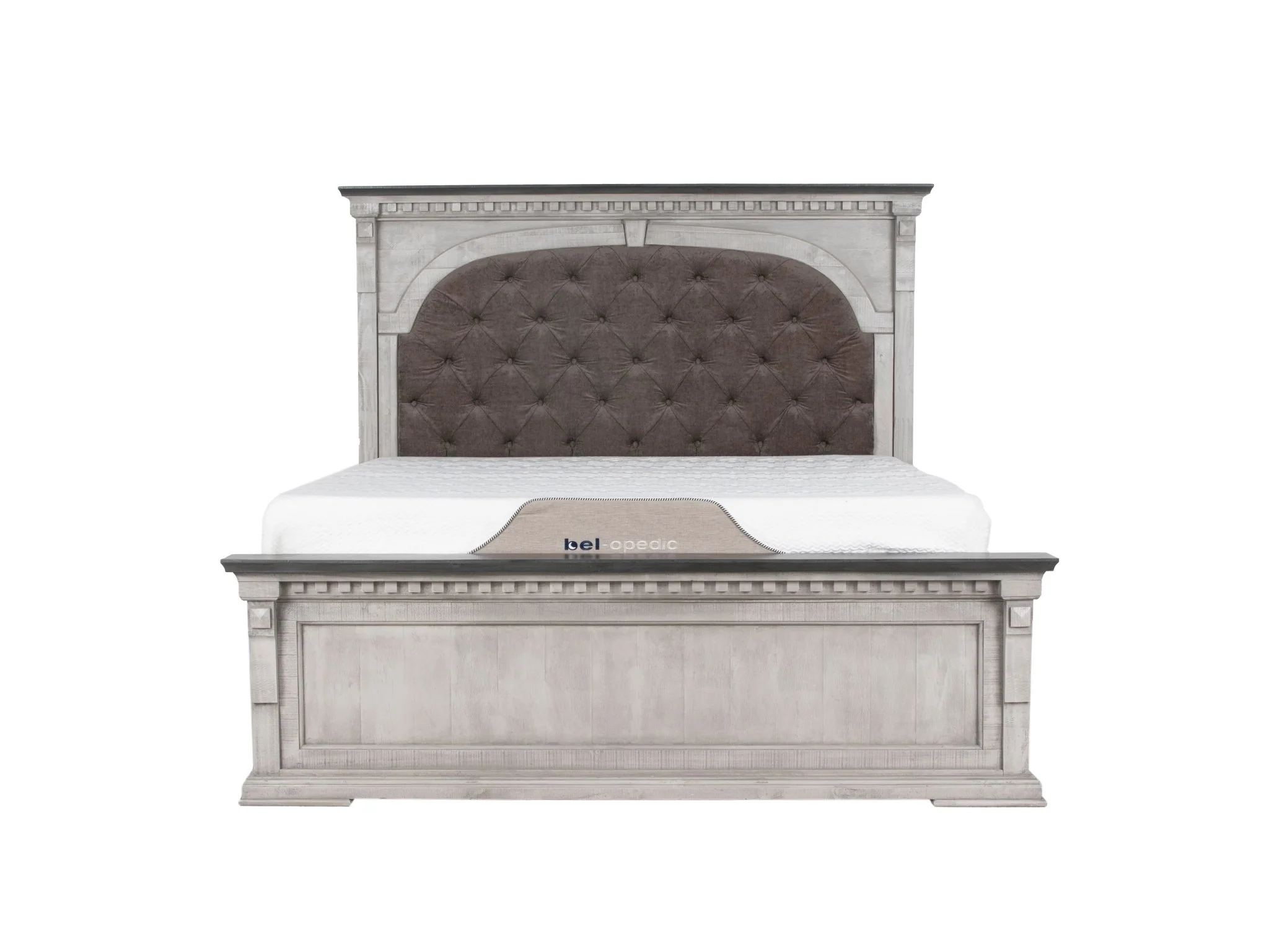 Alamo 6 Piece Weathered Gray Bedroom Set - Image 3