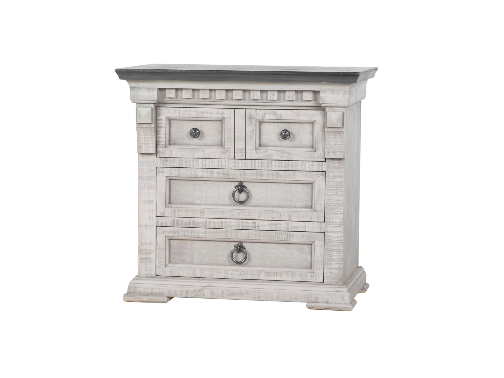 Alamo 6 Piece Weathered Gray Bedroom Set - Image 6