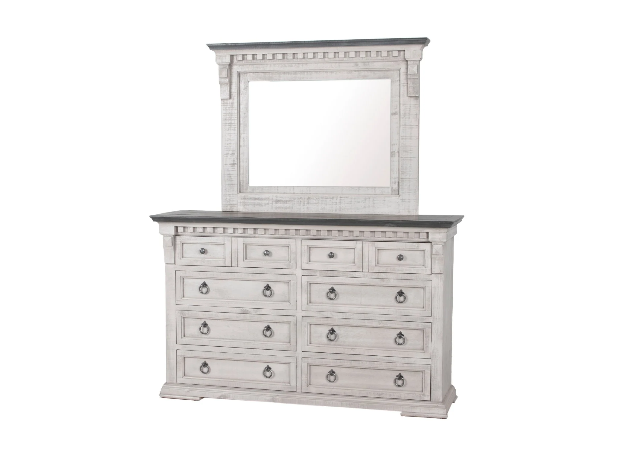 Alamo 6 Piece Weathered Gray Bedroom Set - Image 9