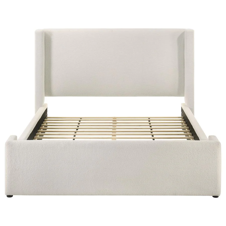Alamosa - Boucle Upholstered Wingback Bed - Image 7