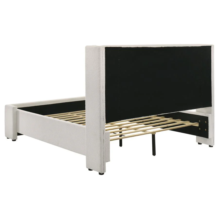 Alamosa - Boucle Upholstered Wingback Bed - Image 9