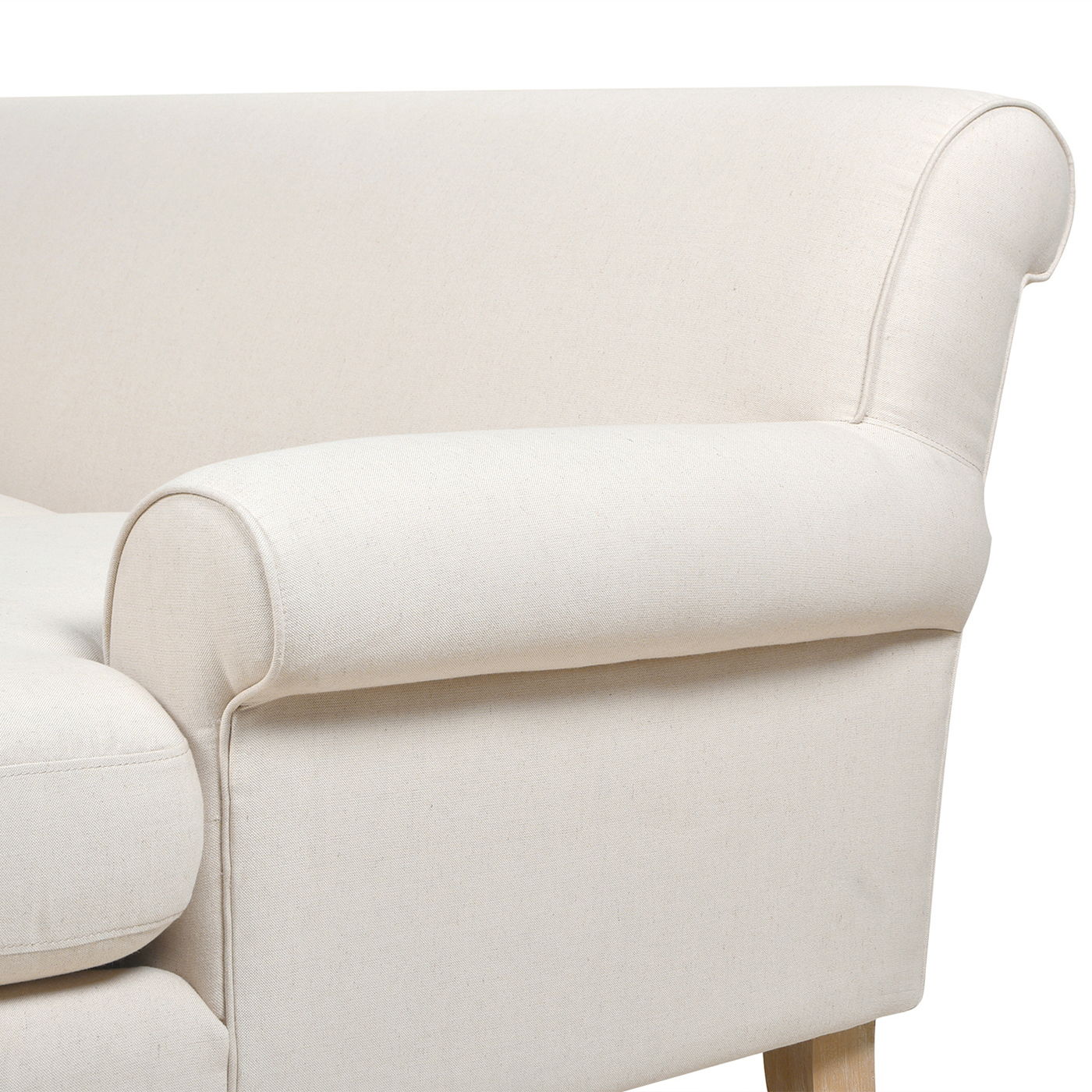 Alana - L-Shape Reversible Sectional Sofa - Light Beige - Image 14
