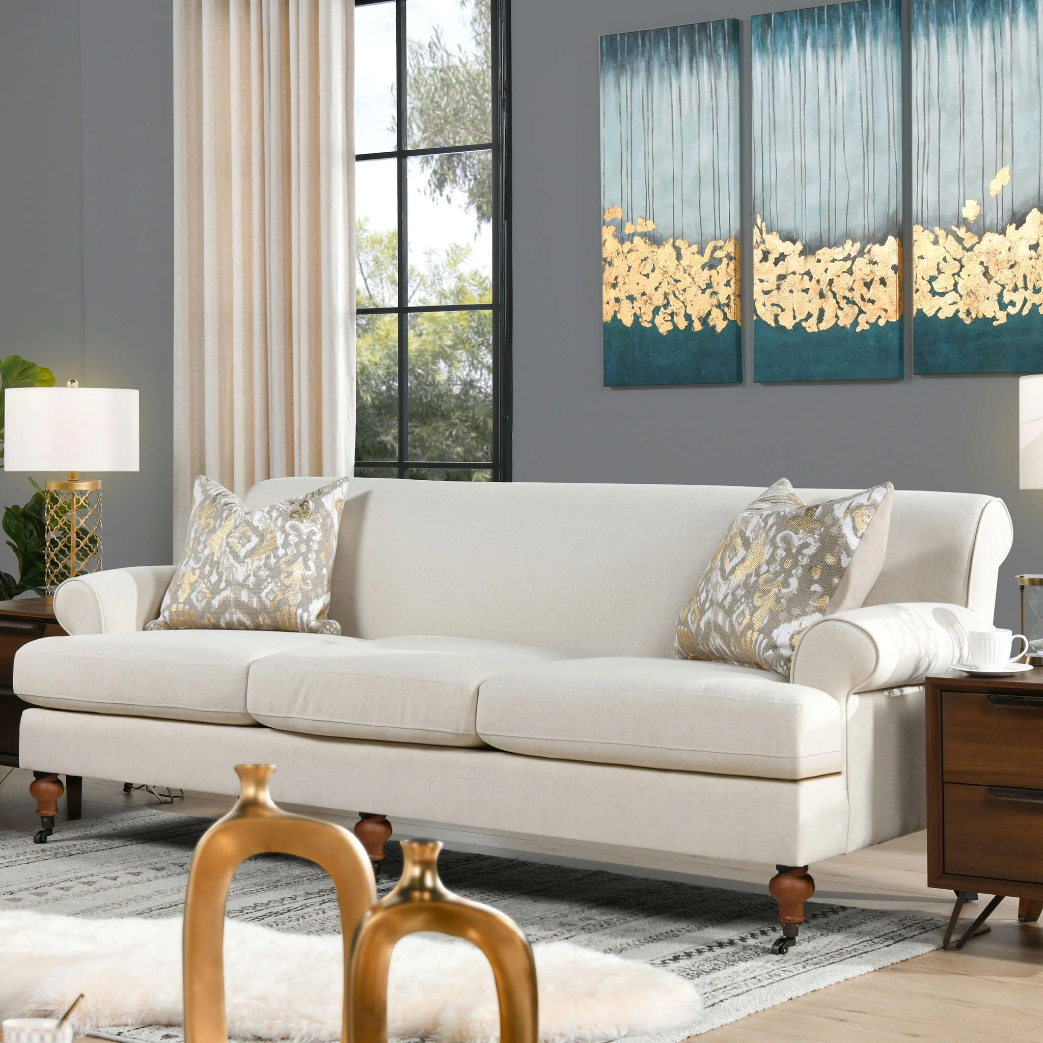 Alana Lawson - Three Cushion Tightback Sofa - Image 37