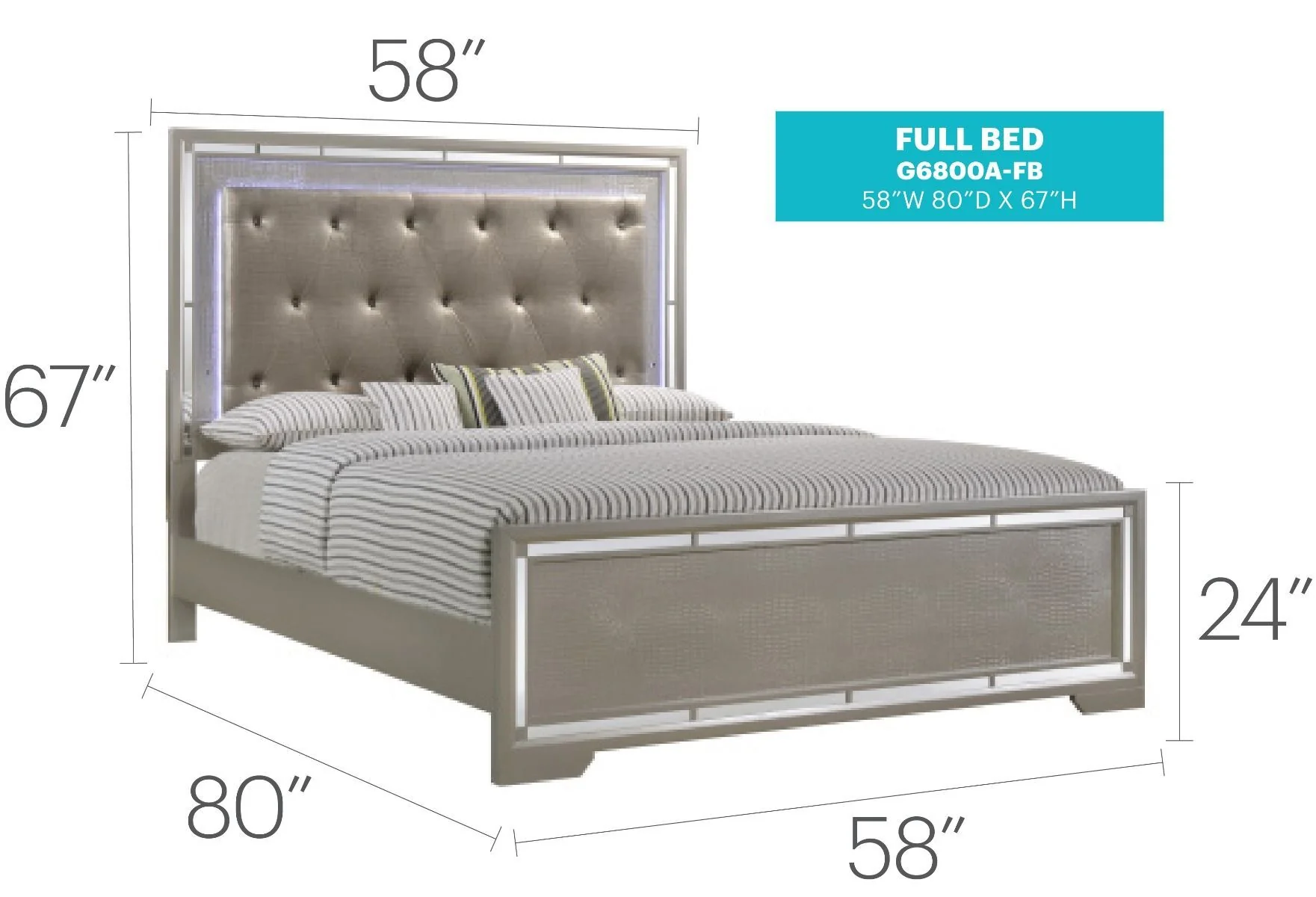 Alana - Stylish Bed - Image 3