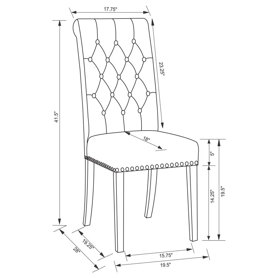 Alana - Upholstered Dining Side Chair (Set of 2) - Image 50
