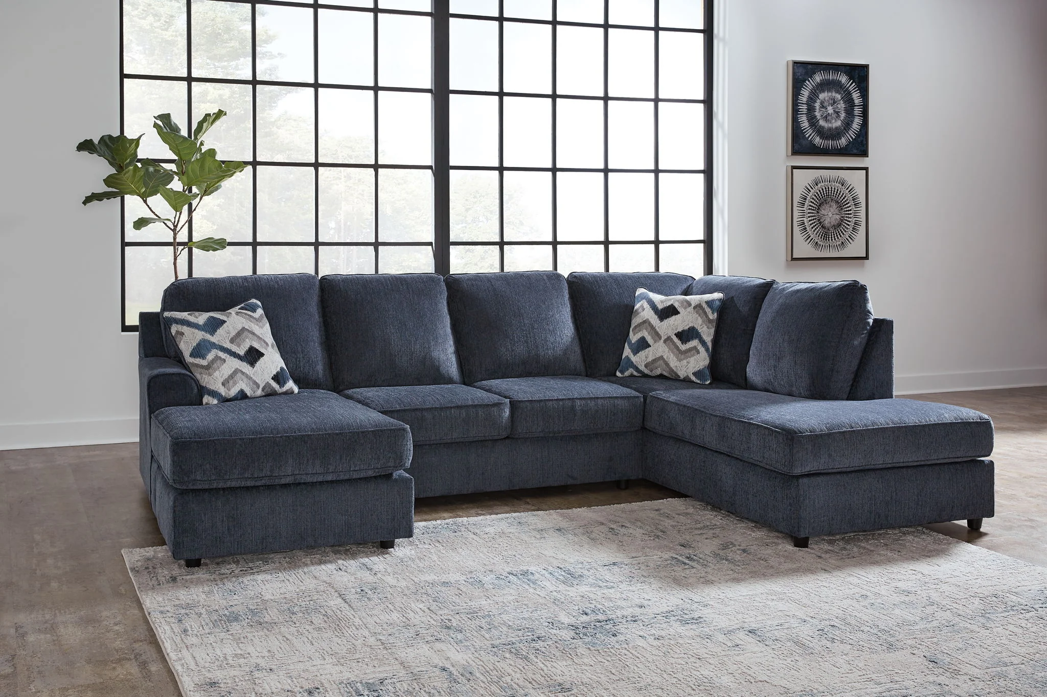 Albar Place - Sectional With Ottoman - Image 9