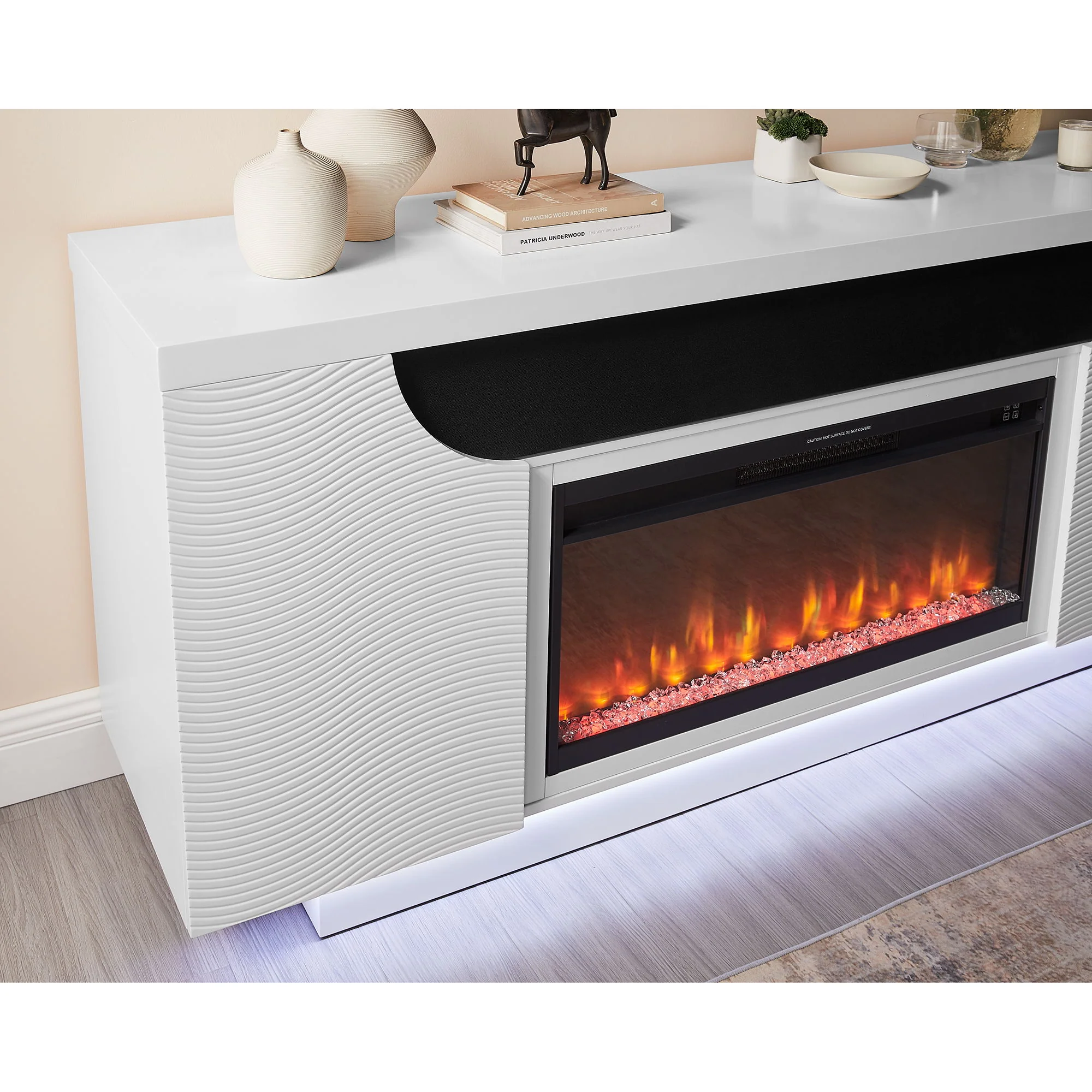 Alessia - Electric Fireplace With Multi Color LED And Flame Settings - Image 9