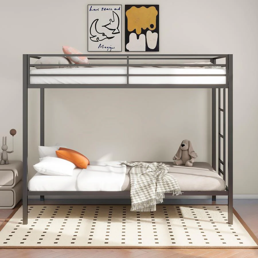 Alevera - Metal Bunk Bed With Ladder - Image 9