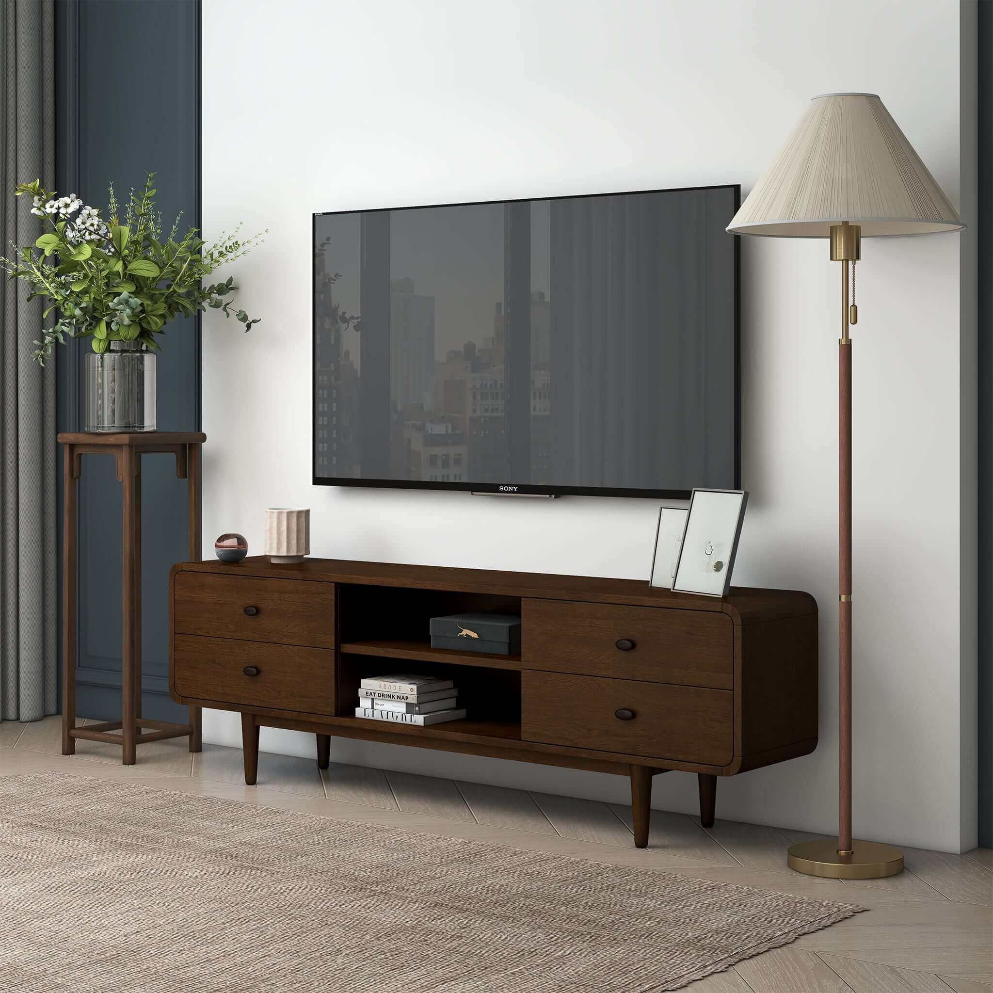 Alexa - TV Stand - Dark Brown / Wood - Image 13
