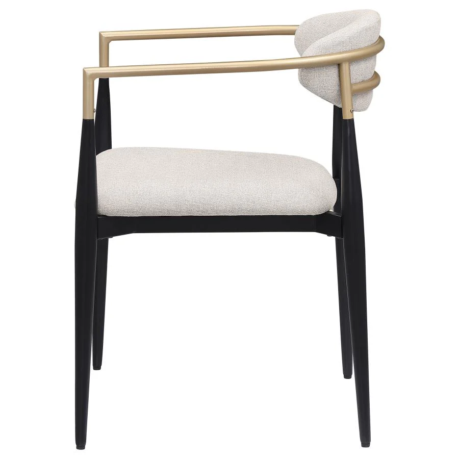 Alexis - Fabric Upholstered Dining Arm Chair (Set of 2) - Image 12