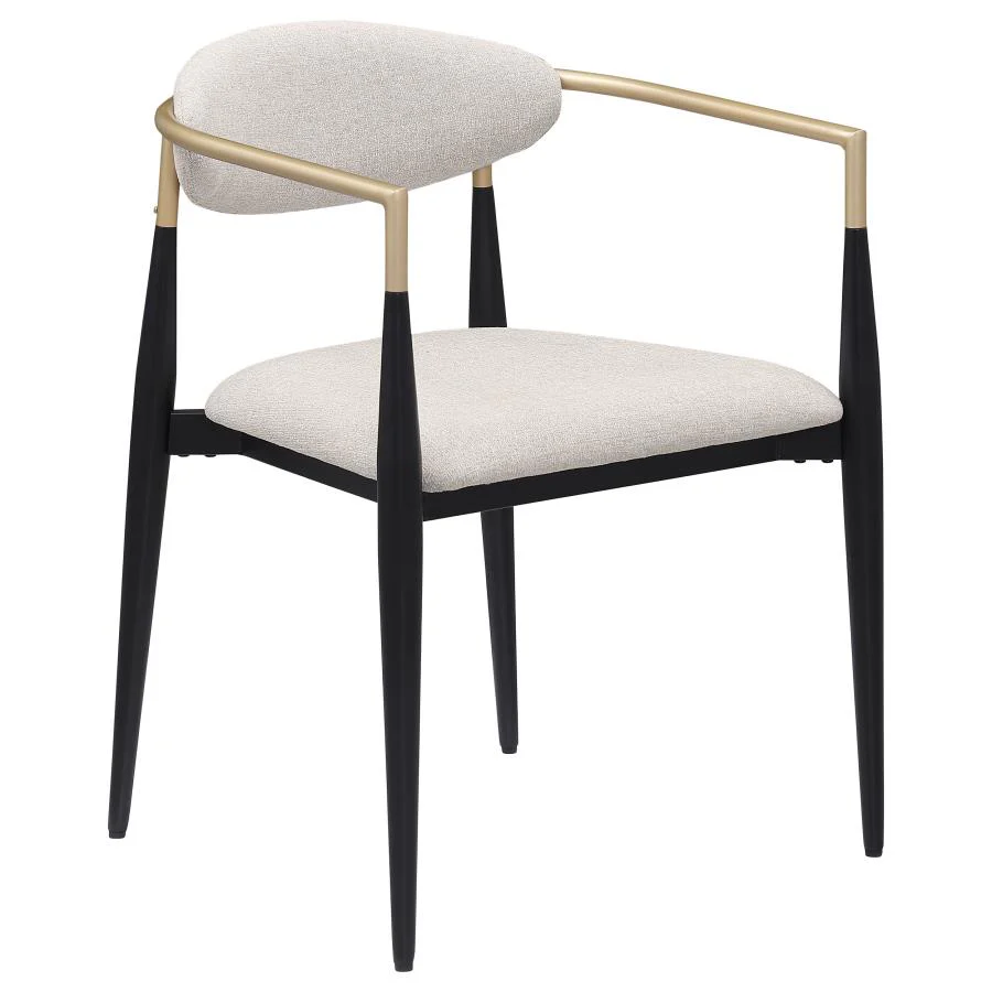 Alexis - Fabric Upholstered Dining Arm Chair (Set of 2) - Image 6