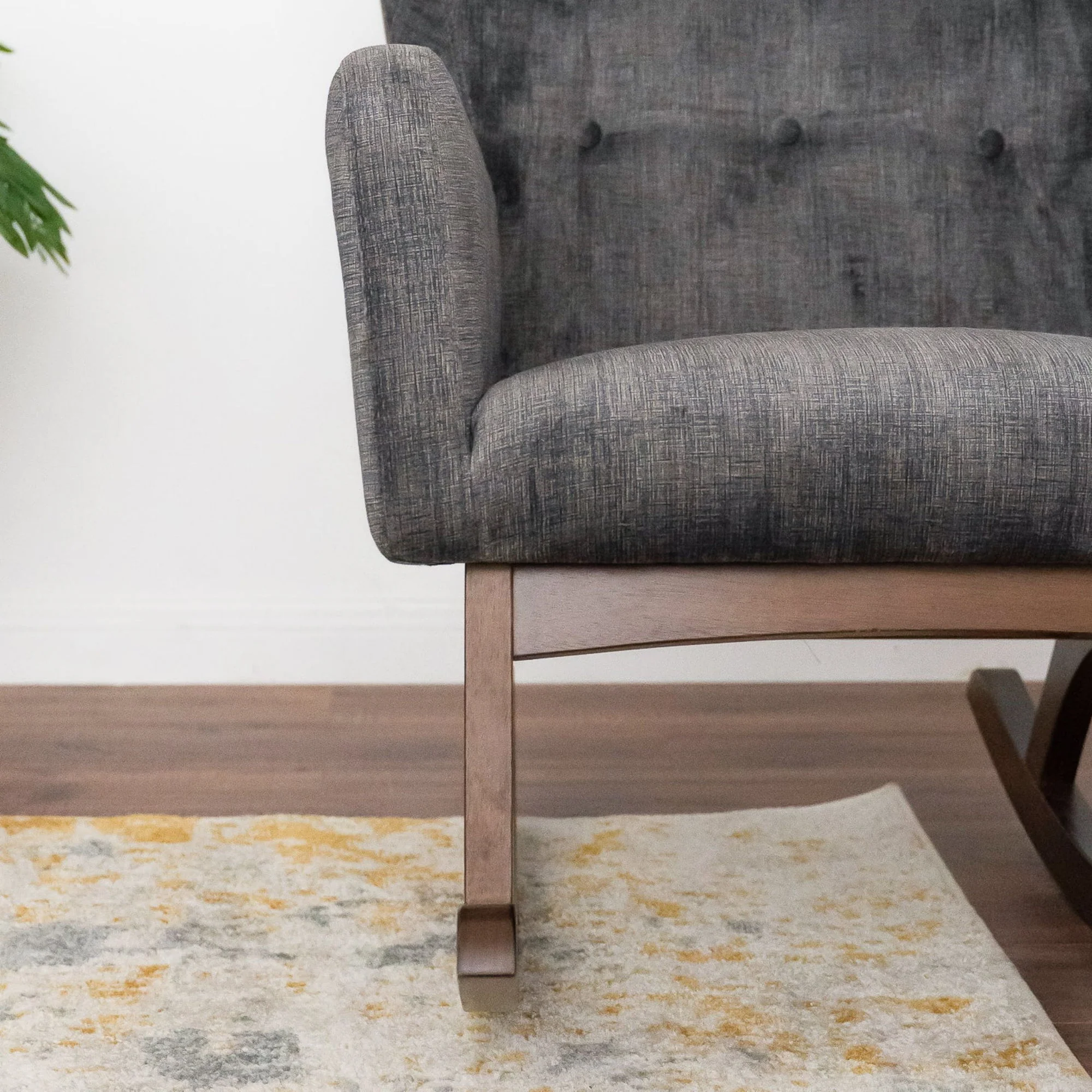 Alistair - Rocking Chair - Brown / Dark Gray - Image 6