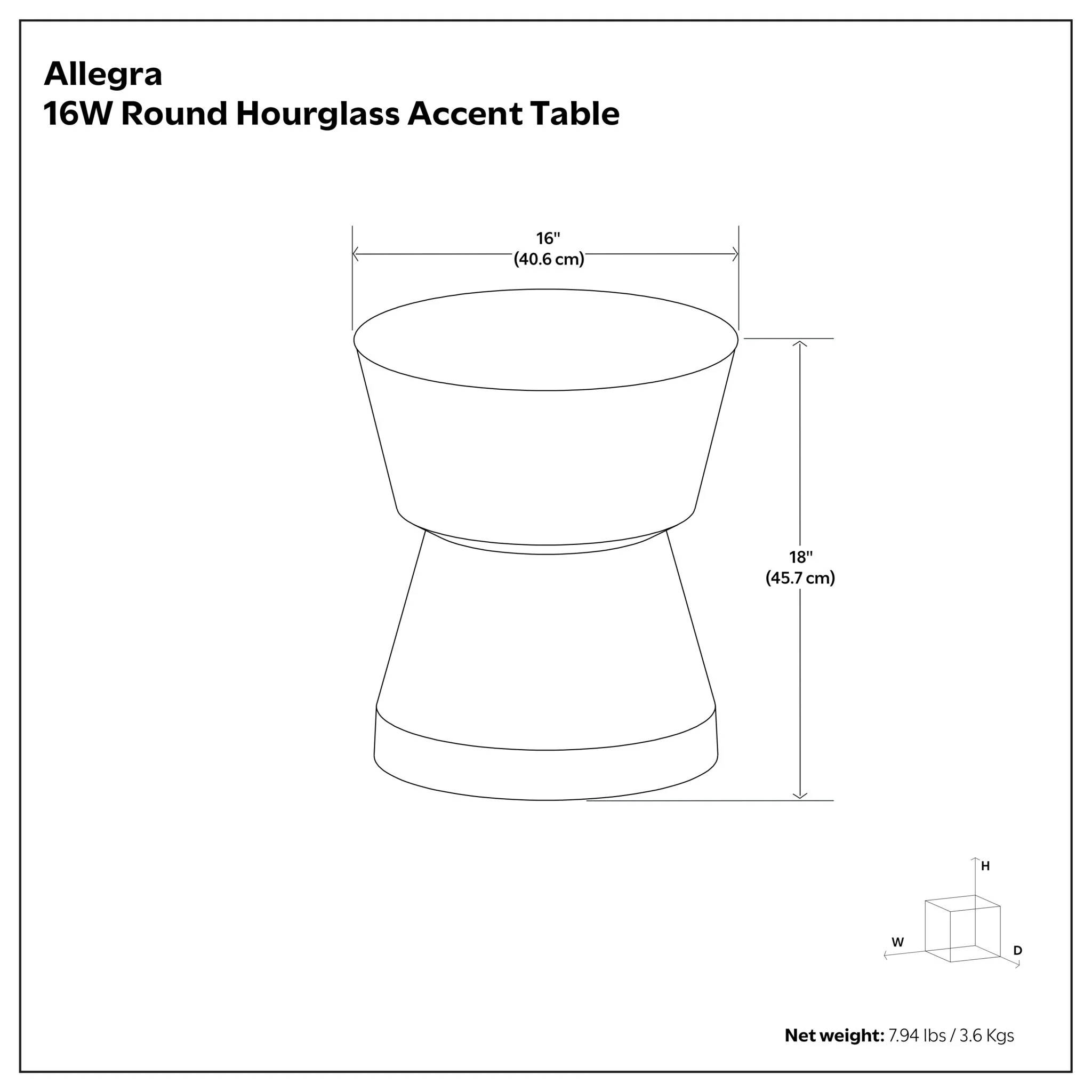 Allegra - Side Table - Antique Brass - Image 4
