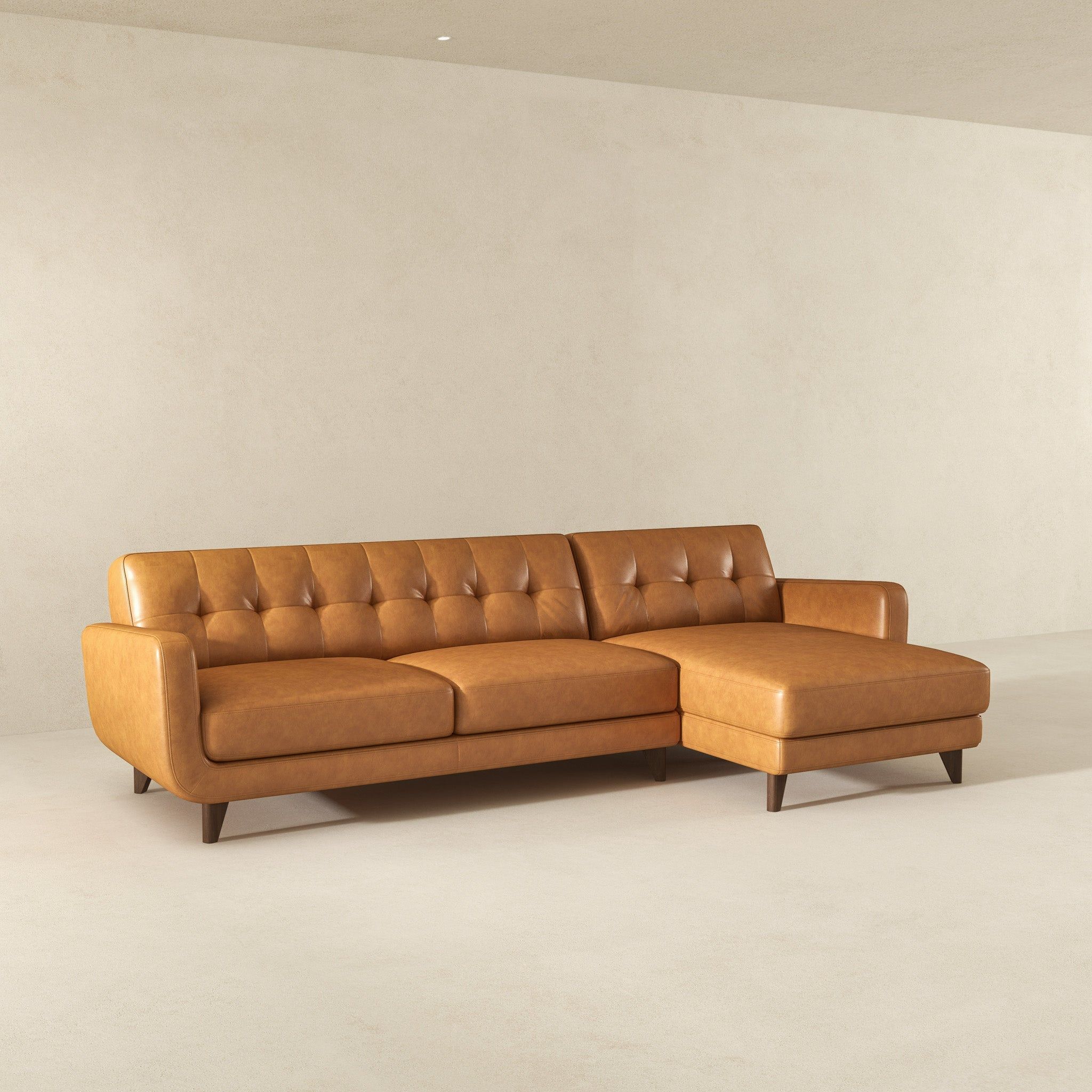 Allison - Mid-Century Modern Sectional Sofa Chaise - Image 13