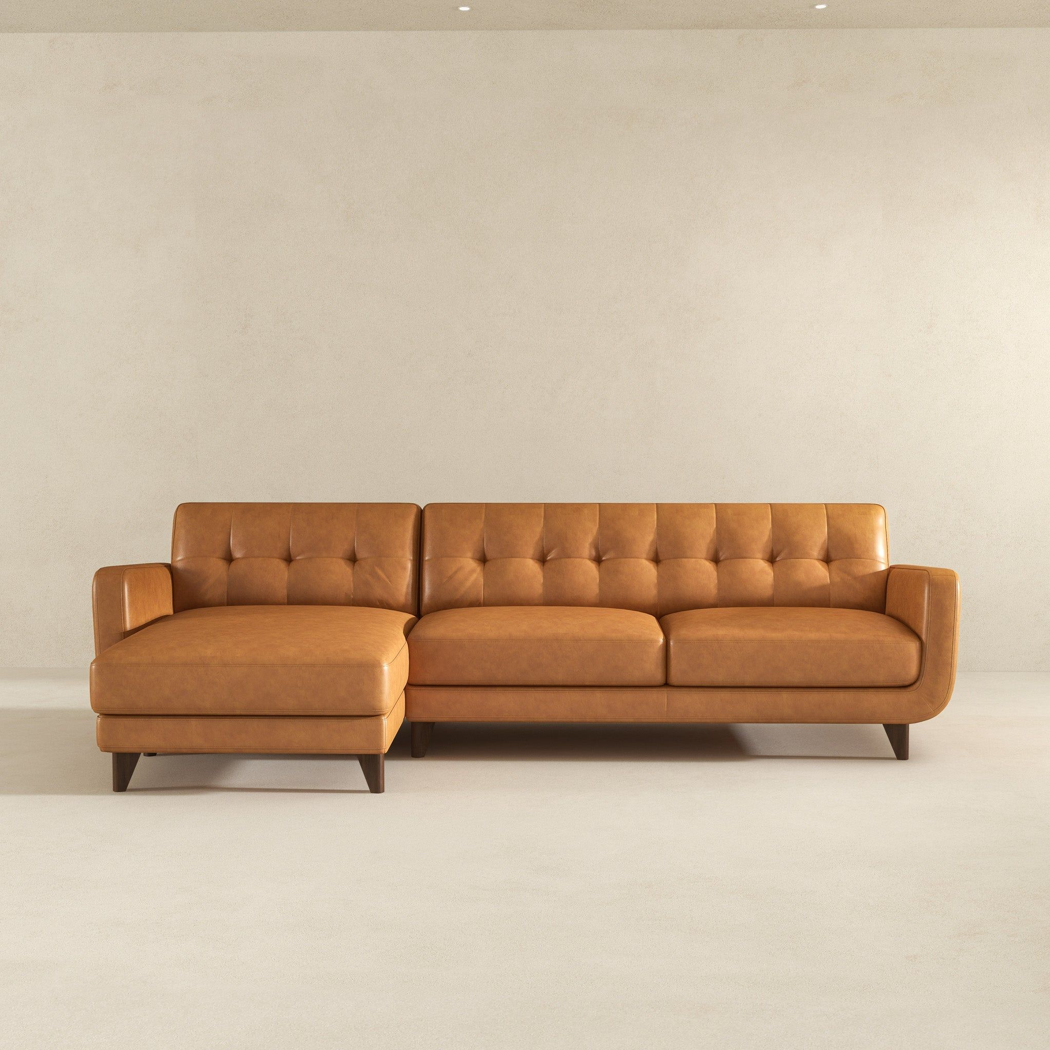 Allison - Mid-Century Modern Sectional Sofa Chaise - Image 18