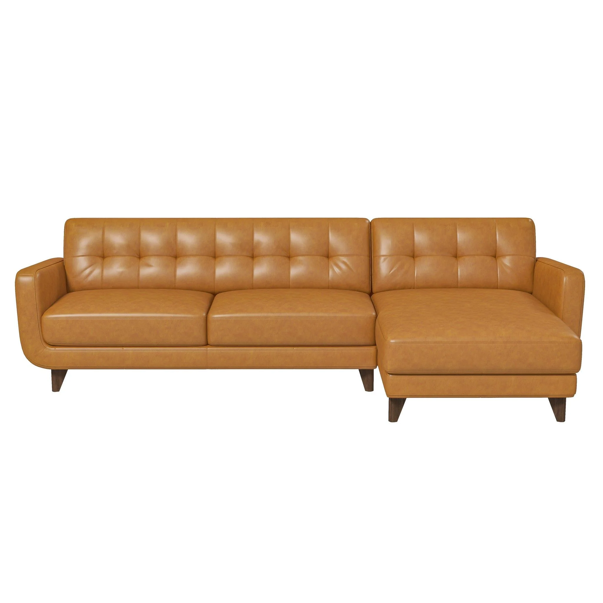 Allison - Mid-Century Modern Sectional Sofa Chaise - Image 2