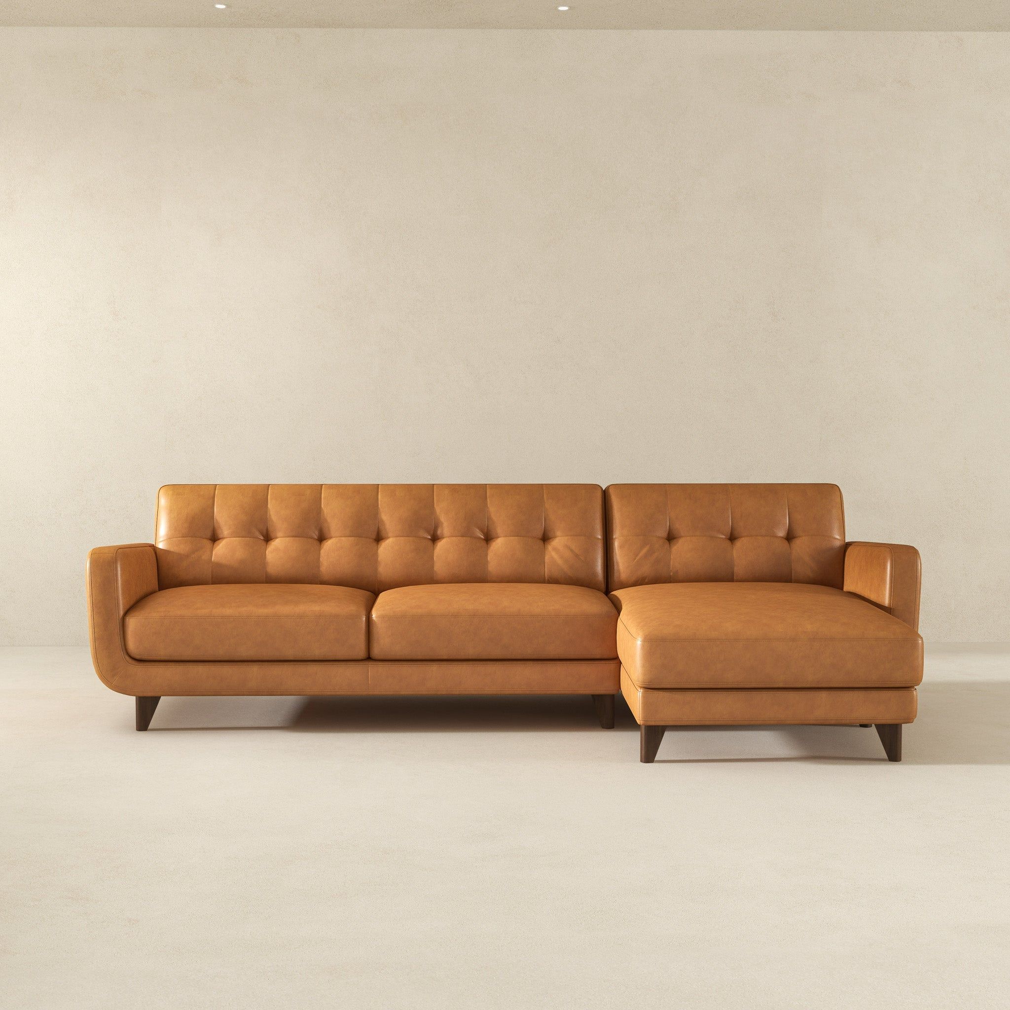 Allison - Mid-Century Modern Sectional Sofa Chaise - Image 4