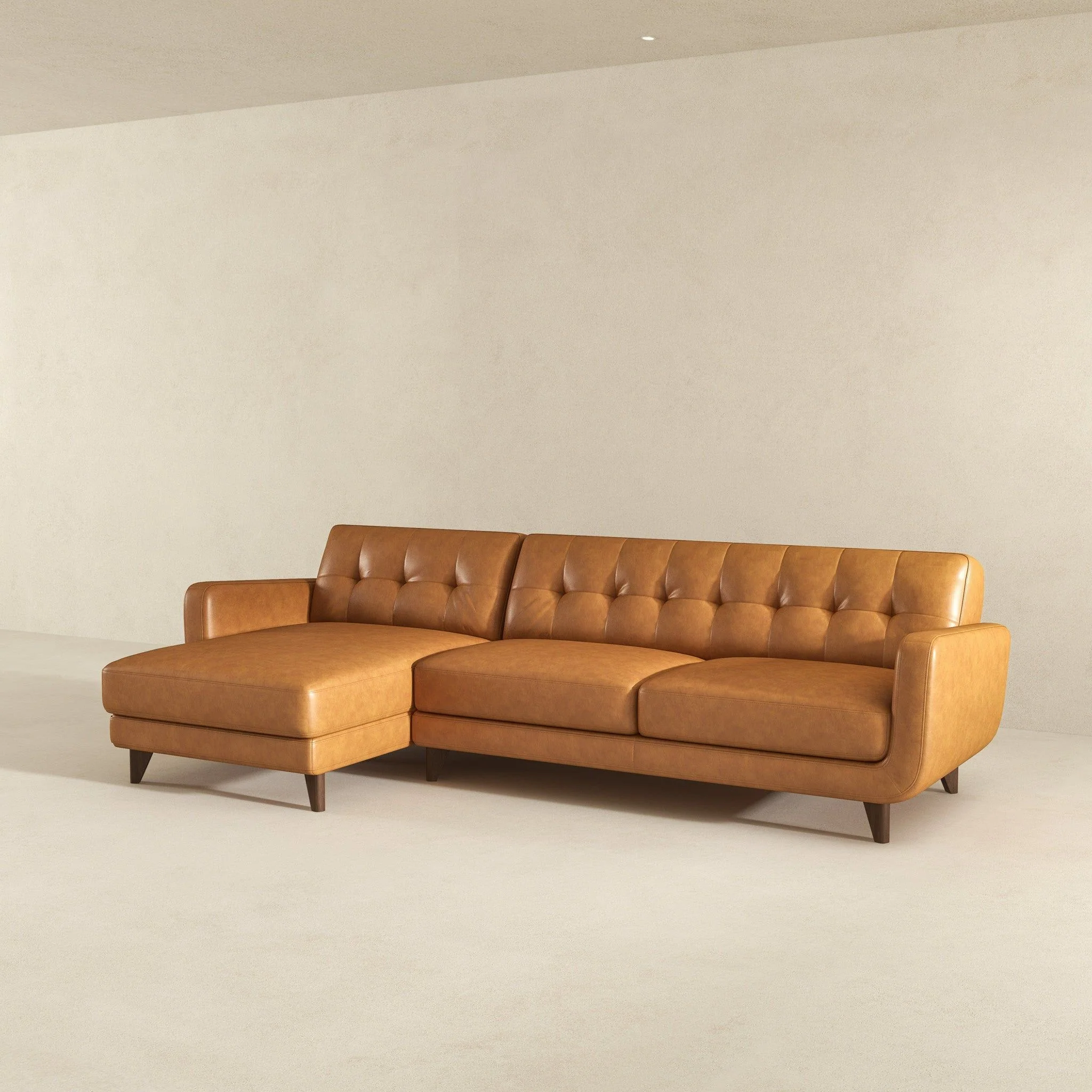 Allison - Mid-Century Modern Sectional Sofa Chaise - Image 9
