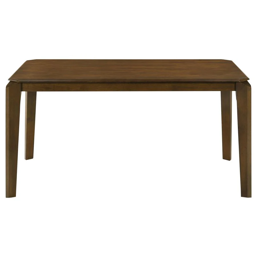Almonte - Rectangular Wood Dining Table - Dark Brown - Image 3