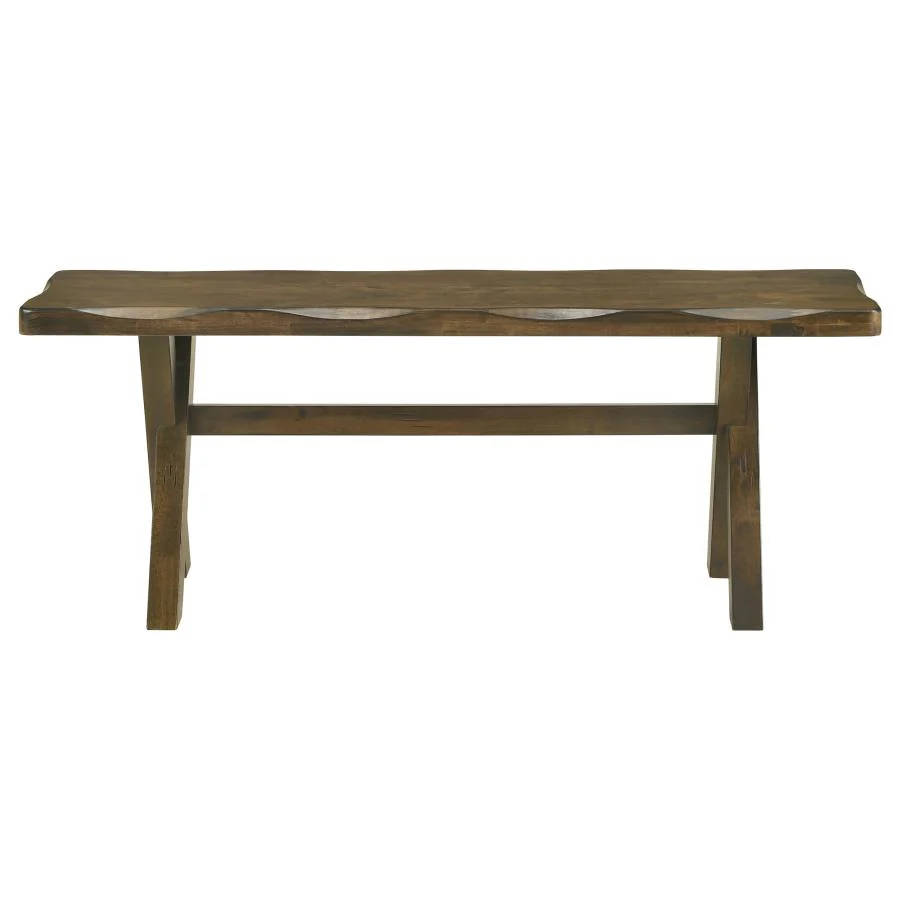 Alston - Wood Dining Bench - Knotty Nutmeg - Image 3