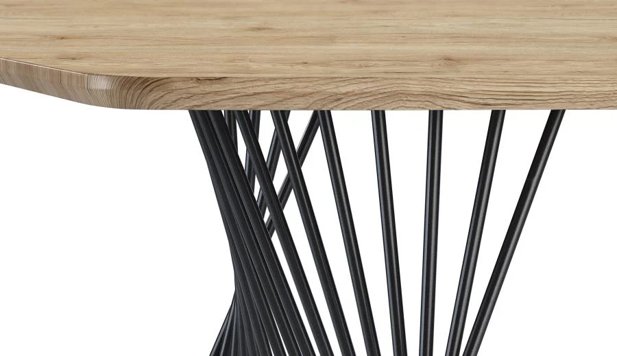 Altus - Composite Wood Dining Table - Natural Oak - Image 11