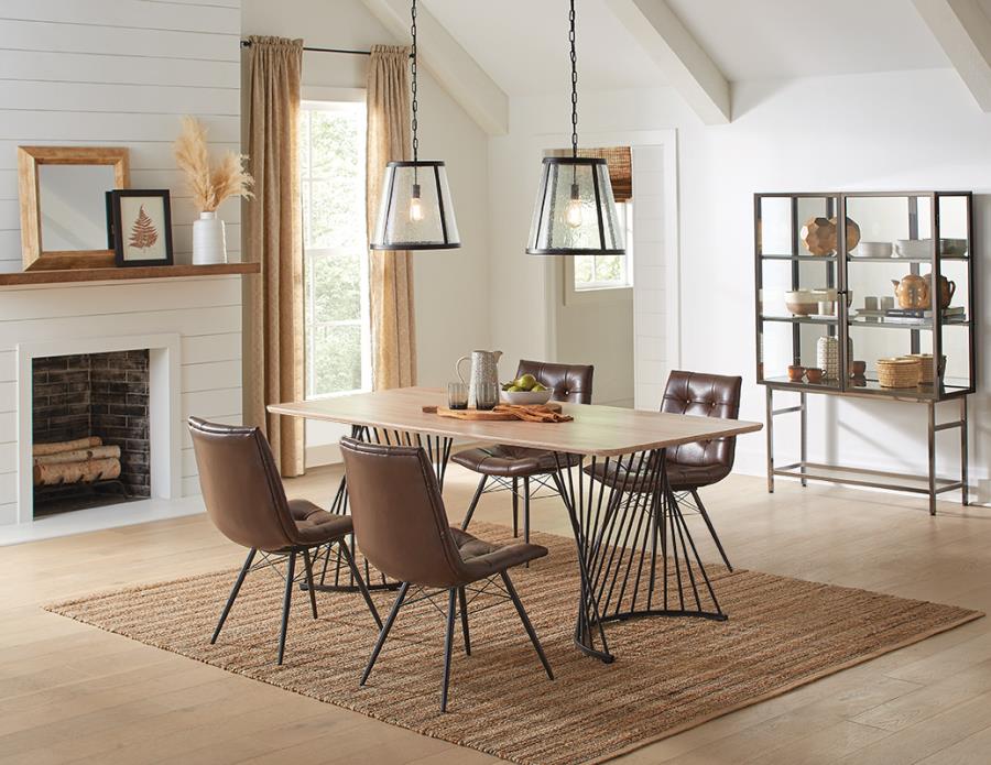 Altus - Composite Wood Dining Table - Natural Oak - Image 14