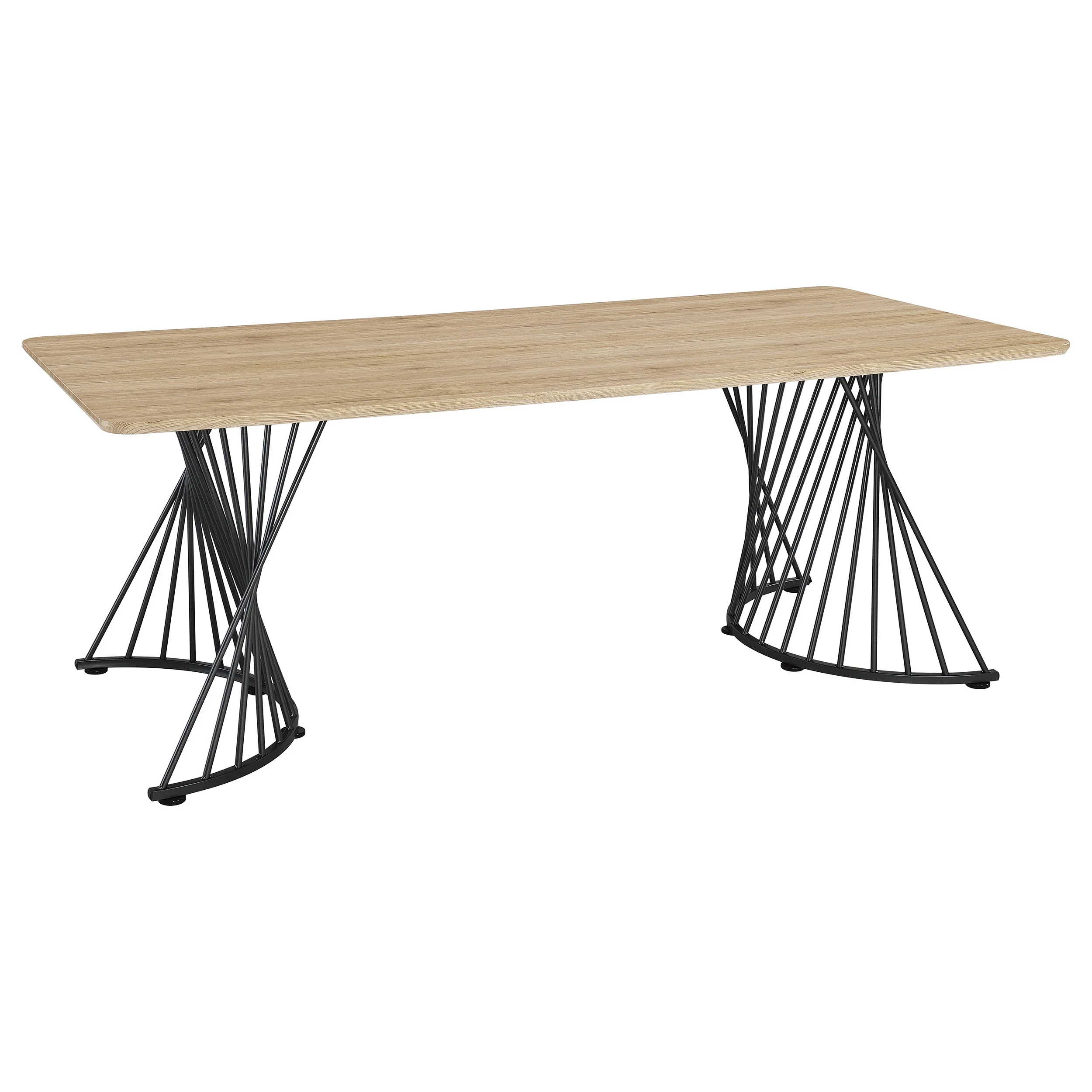 Altus - Composite Wood Dining Table - Natural Oak - Image 15