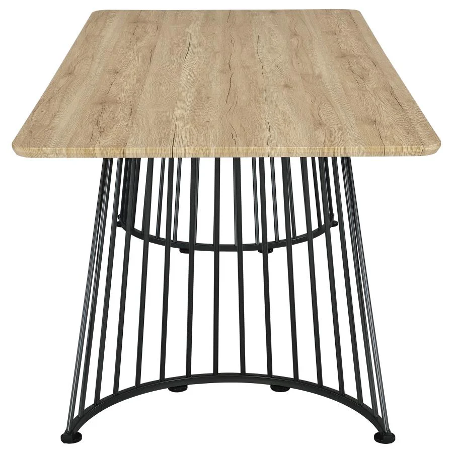 Altus - Composite Wood Dining Table - Natural Oak - Image 5