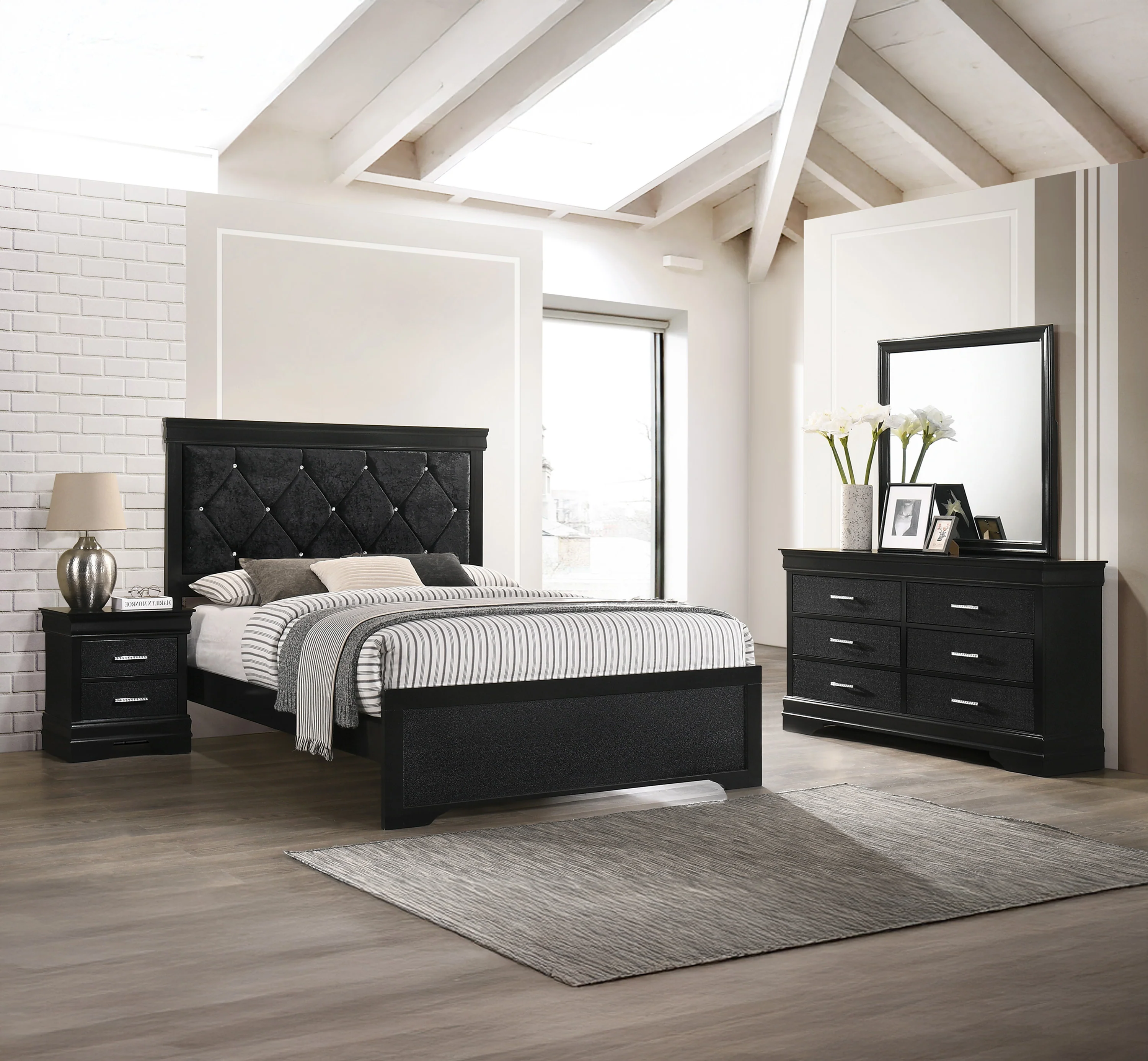 Amalia Bed Black - Image 3