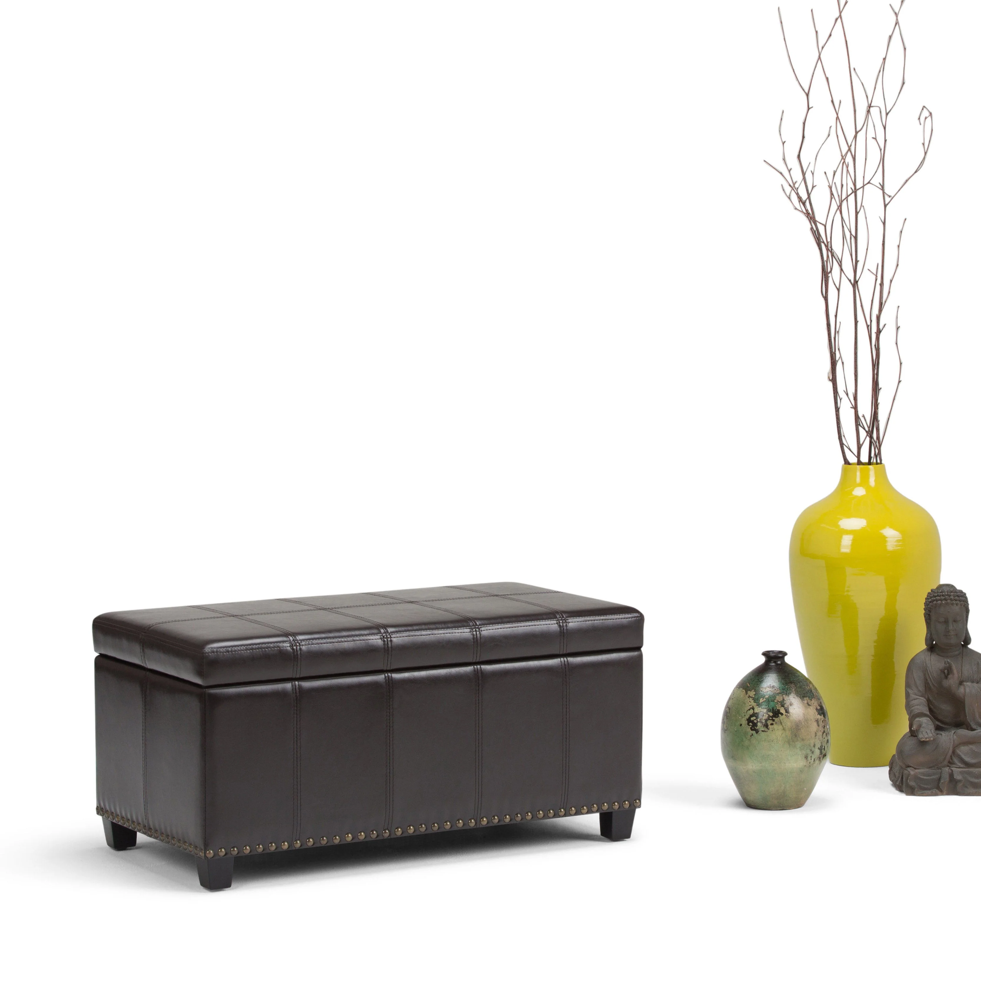 Amelia - Transitional Storage Ottoman Bench - Image 30