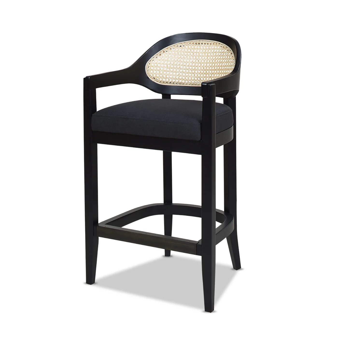 Americana - Mid-Century Modern Cane Back Counter Stool - Image 19