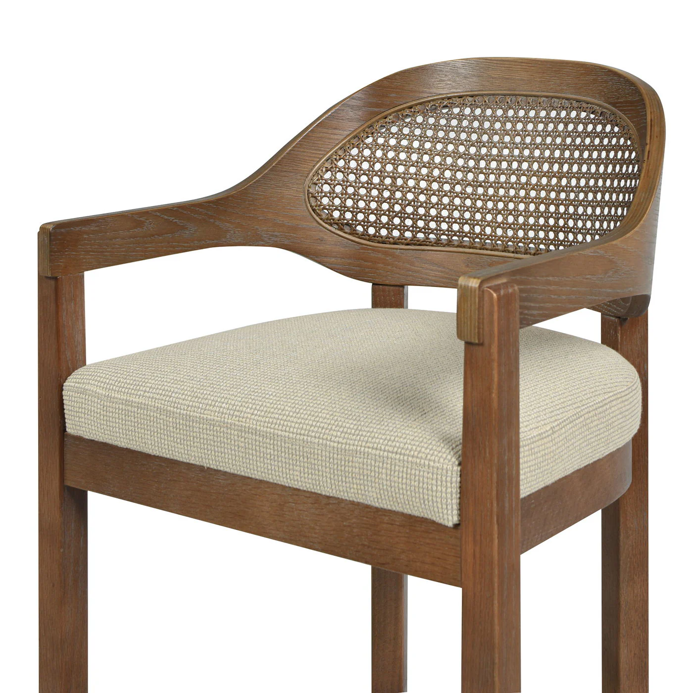 Americana - Mid-Century Modern Cane Back Counter Stool - Image 33