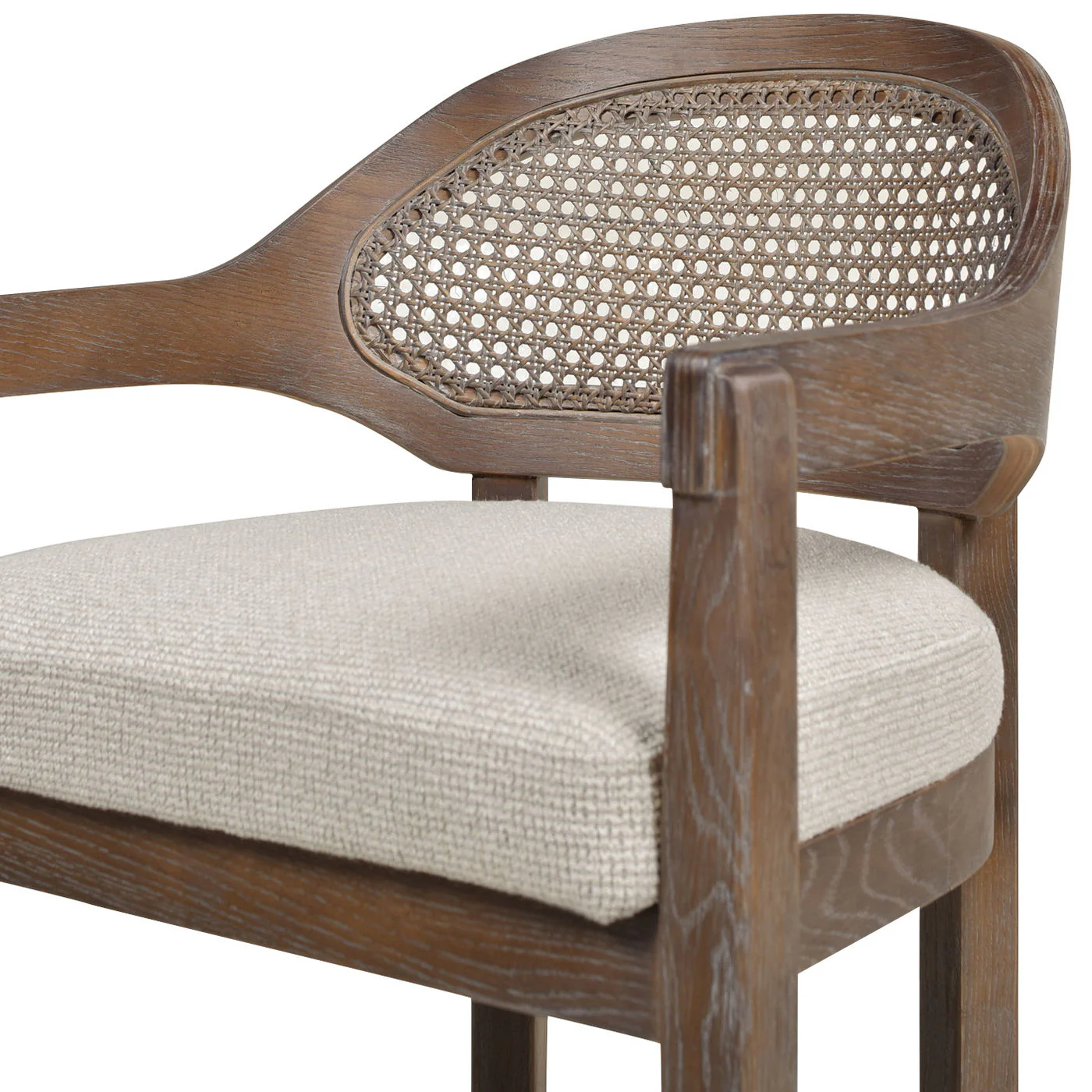 Americana - Mid-Century Modern Cane Back Counter Stool - Image 37