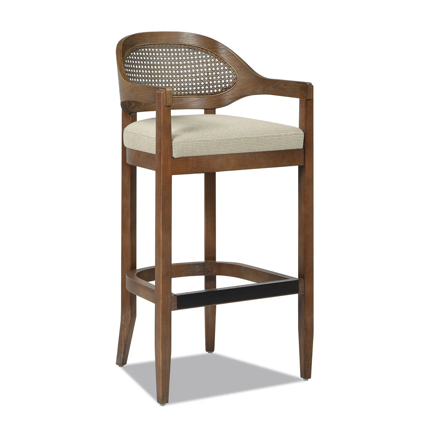 Americana - Mid-Century Modern Cane Back Counter Stool - Image 45