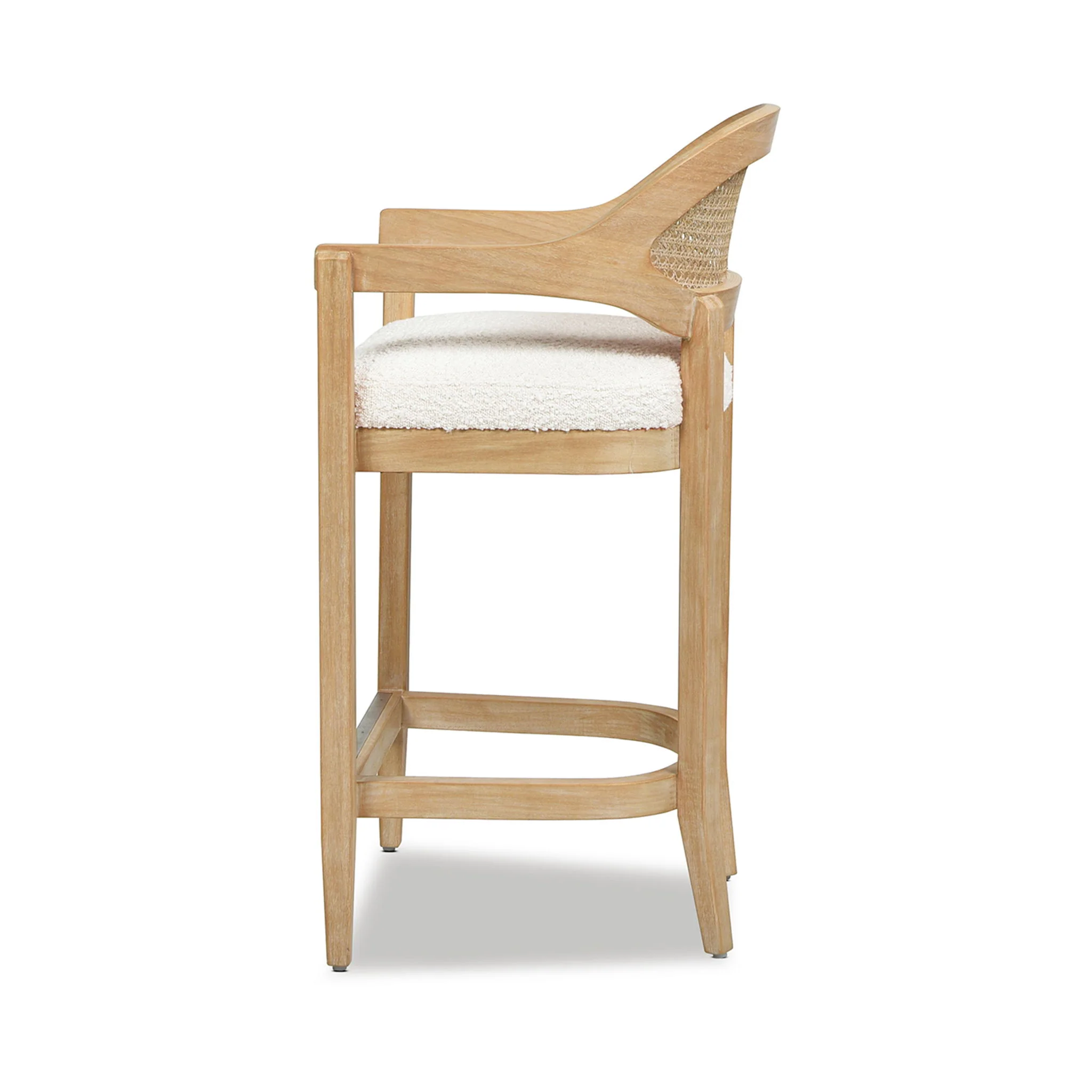 Americana - Mid-Century Modern Cane Back Counter Stool - Image 71