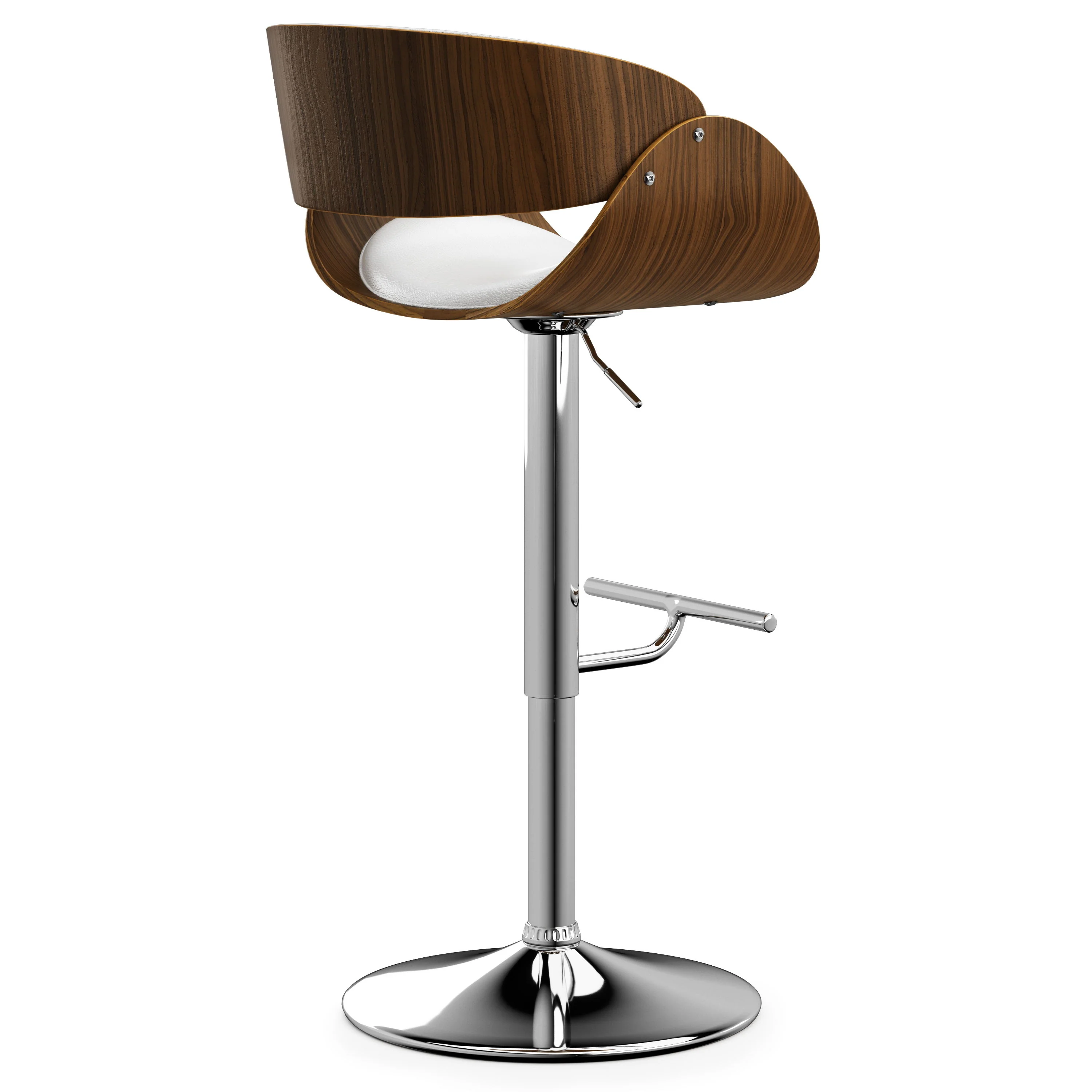 Amery - Mid Century Modern Adjustable Swivel Bar Stool - Image 16