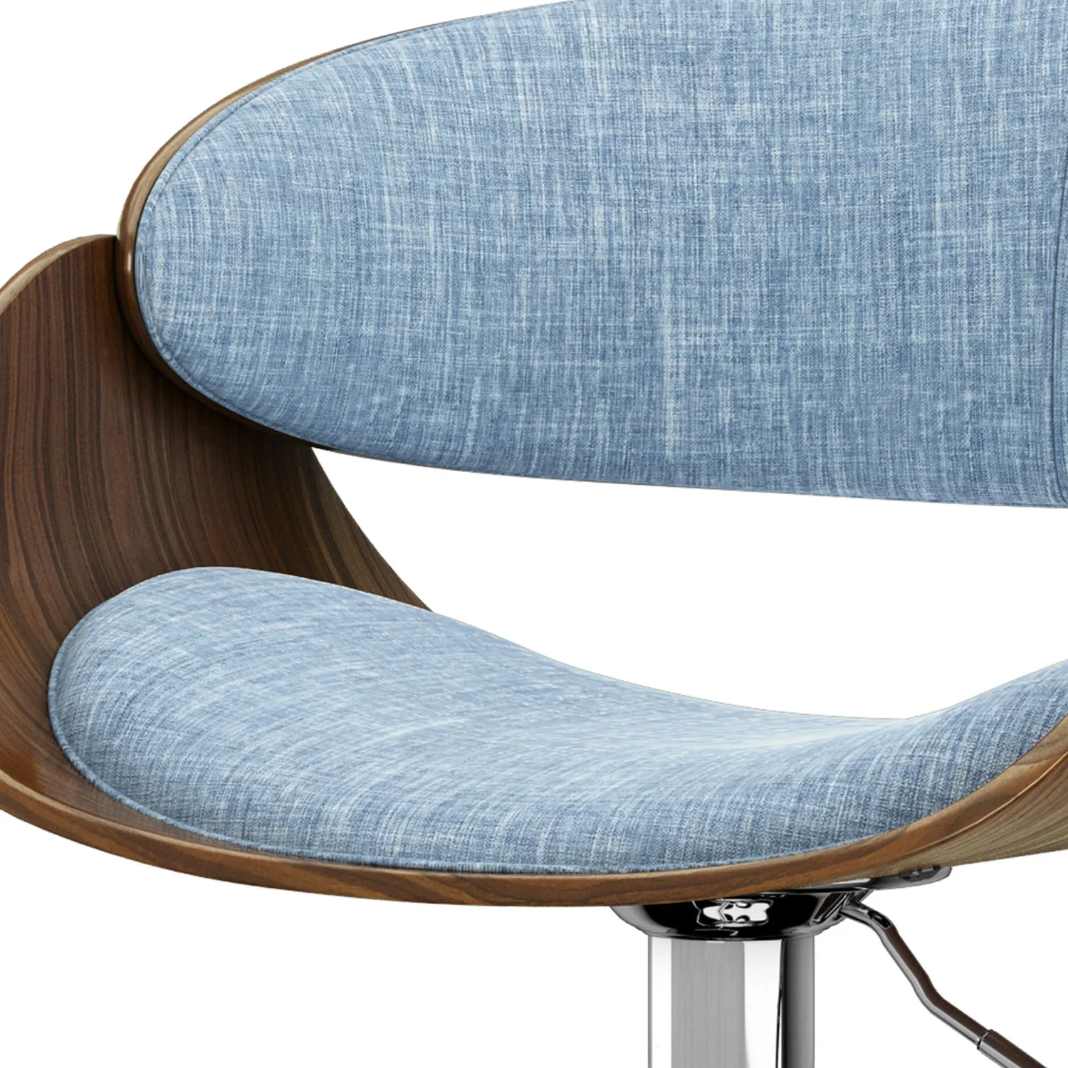 Amery - Mid Century Modern Adjustable Swivel Bar Stool - Image 9