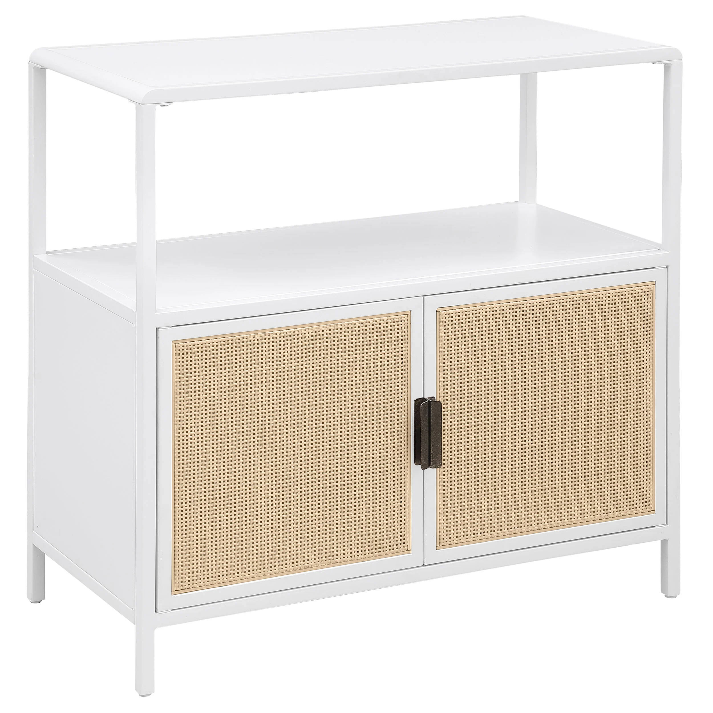 Amherst - 2-Door Radio Weave Cane Metal Accent Cabinet - Image 12