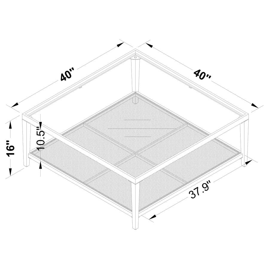 Amherst Coffee and End Table Set Black - Image 13