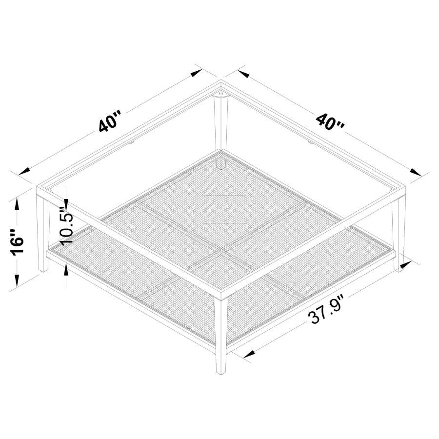 Amherst Coffee and End Table Set Black - Image 14