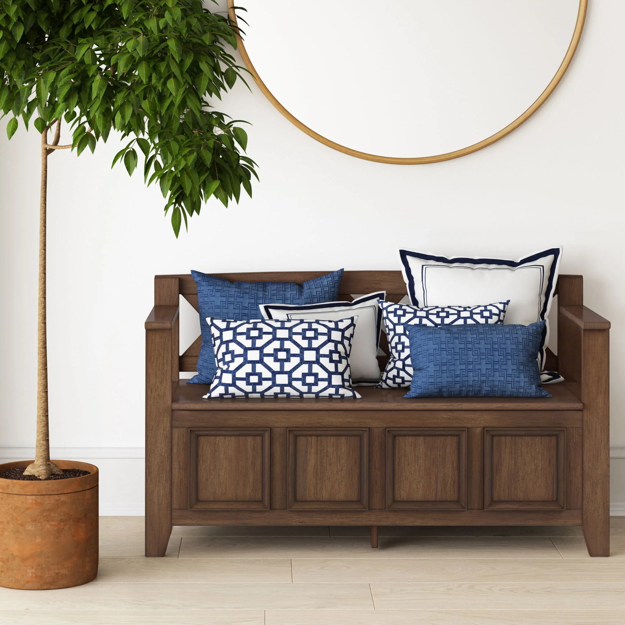 Amherst - Compact Entryway Storage Bench - Image 12