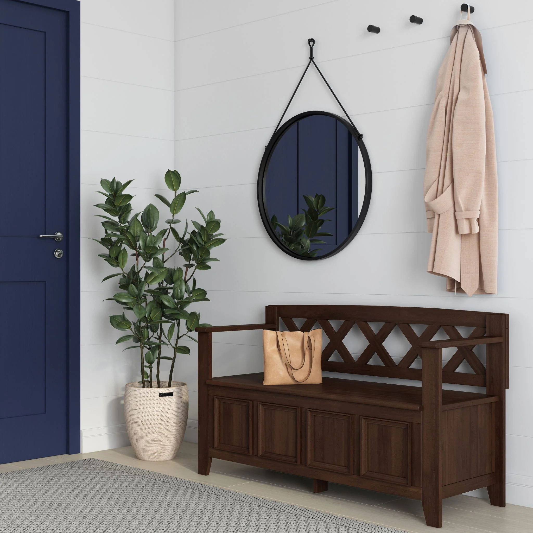 Amherst - Compact Entryway Storage Bench - Image 20